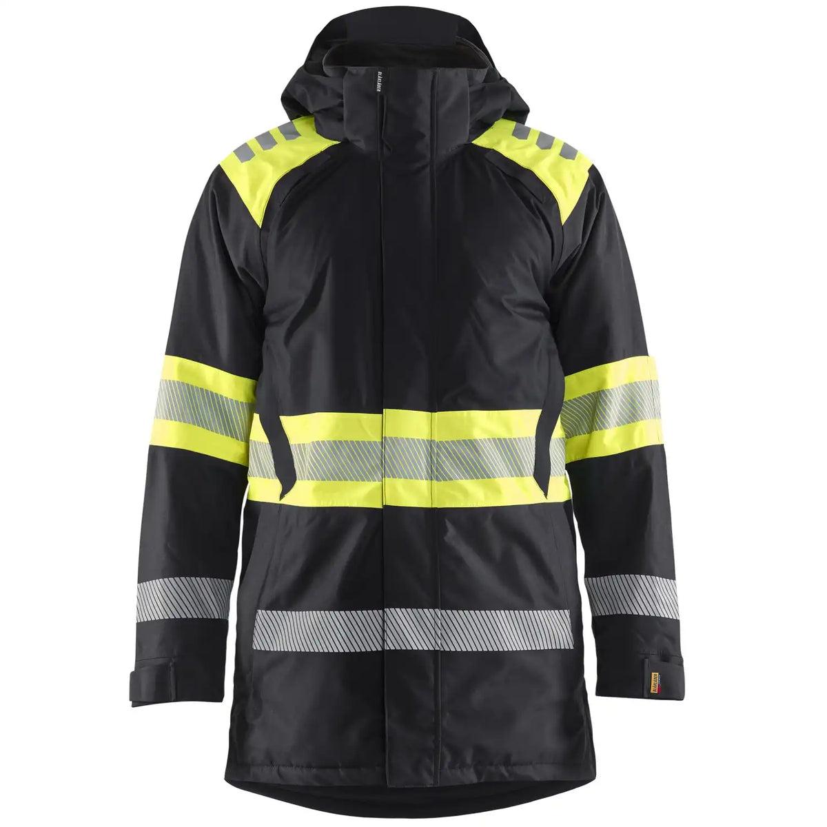 Blåkläder 4485 Warnschutz Winterparka Kl. 1 – schwarz/gelb