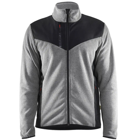 Blåkläder 5942 Strickjacke – grau-melange/schwarz
