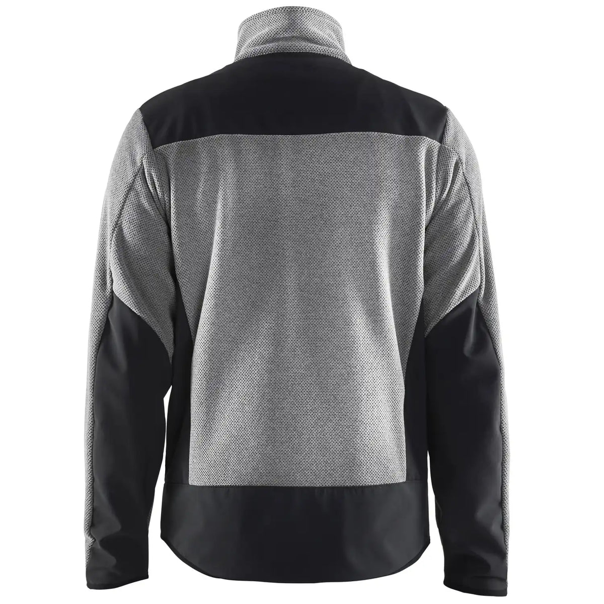 Blåkläder 5942 Strickjacke – grau-melange/schwarz