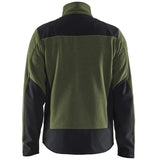 Blåkläder 5942 Strickjacke – herbstgrün/schwarz