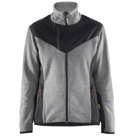 Blåkläder Damen 5943 Strickjacke – grau-melange/schwarz