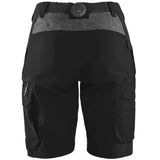 Blåkläder Damen 7123 Stretch Service-Shorts – schwarz/dunkelgrau