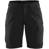 Blåkläder Damen 7123 Stretch Service-Shorts – schwarz/dunkelgrau