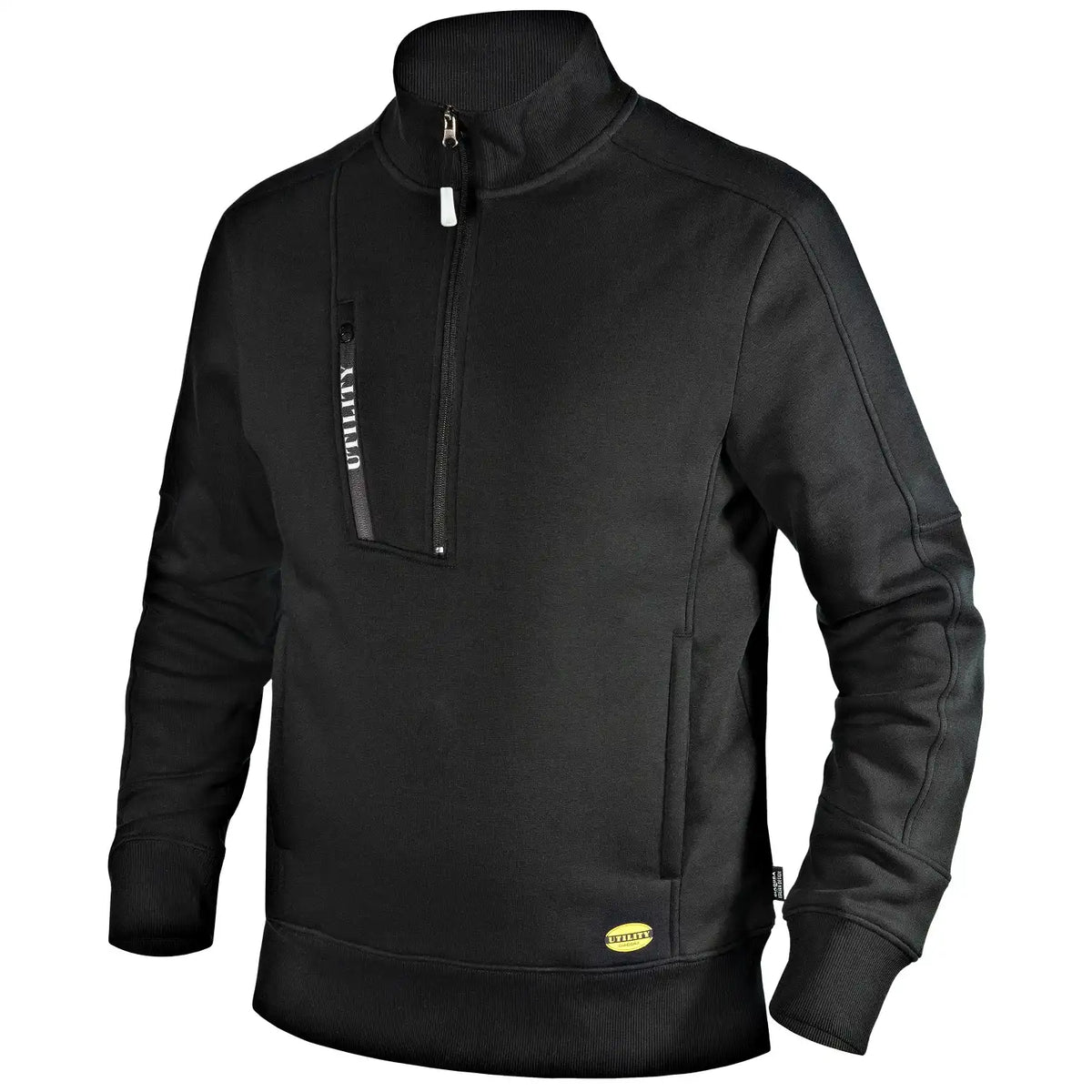 Diadora Litework Zip-Sweatshirt – schwarz
