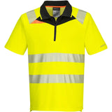 Portwest DX412 DX4 Warnschutz Polo-Shirt – gelb/schwarz