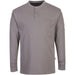 Portwest FR32 FR Anti-Static Multinorm Henleyshirt – grau