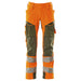 Mascot Kl.2 Accelerate Safe Warn Stretchbundhose 19079-511 – orange/moosgrün