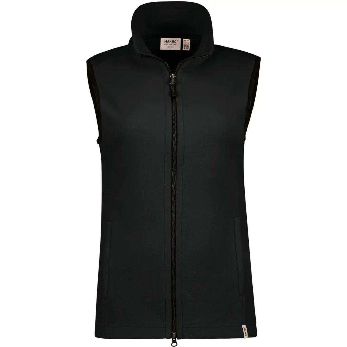 Hakro Damen ECO 247 Fleeceweste – schwarz