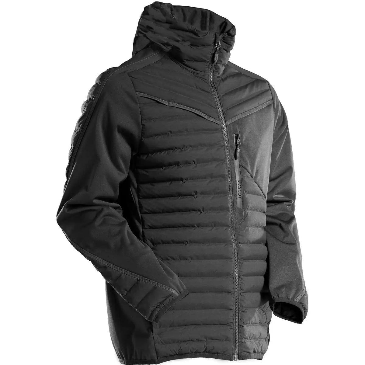 Mascot 22215-607 Customized Kapuzen-Steppjacke – schwarz
