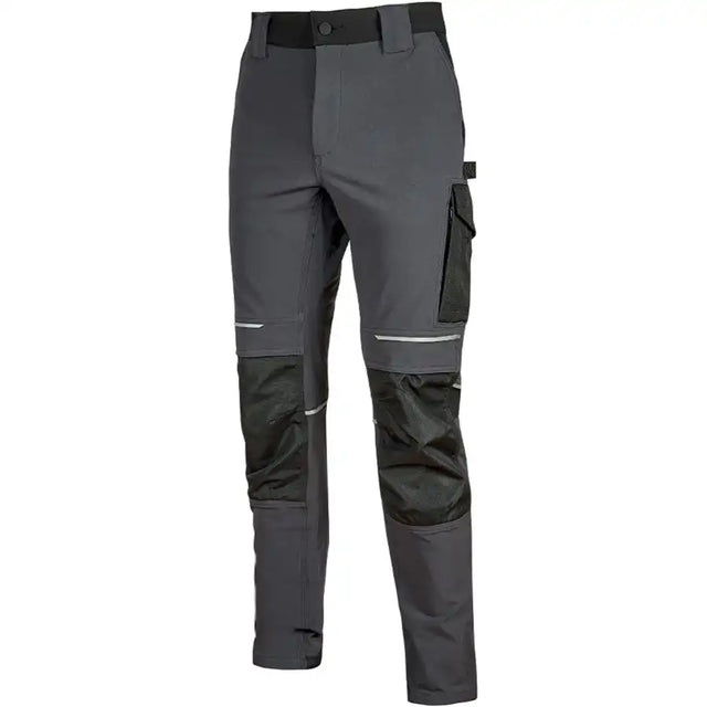 U-Power Atom Short Performance Stretch Bundhose – asphalt grey
