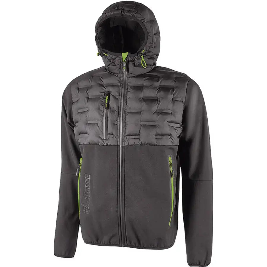 U-Power Spock Future Hybridjacke – asphalt grey