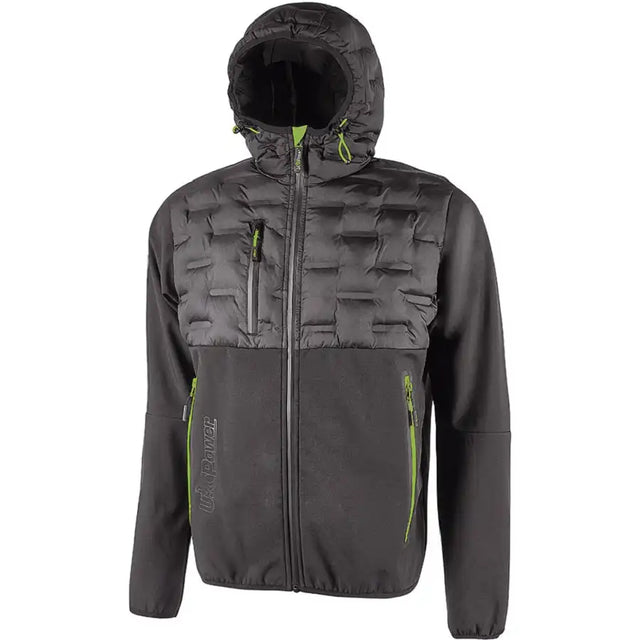 U-Power Spock Future Hybridjacke – asphalt grey