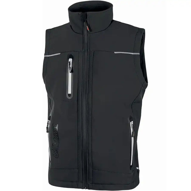 U-Power Universe Future Softshellweste – asphalt grey