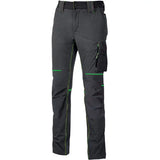 U-Power World Future Stretch Bundhose – asphalt grey/green