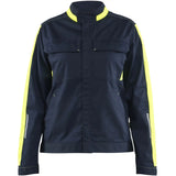 Blåkläder Damen 4443 Industrie Stretch Bundjacke – dunkelmarine/gelb