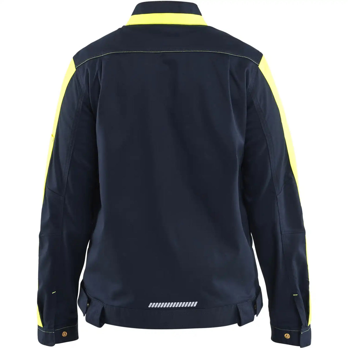 Blåkläder Damen 4443 Industrie Stretch Bundjacke – dunkelmarine/gelb
