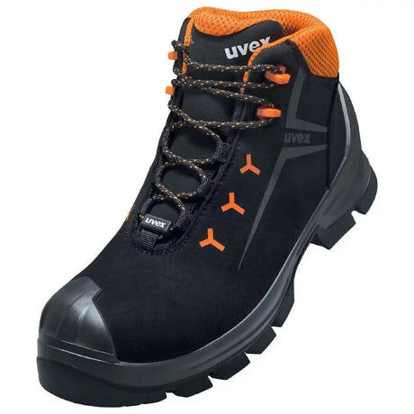 Uvex 65252 S3 Sicherheitshochschuhe schwarz – schwarz