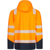 Nitras Motion TEX VIZ Plus Warnschutz Winterjacke – orange/marine