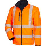 Nitras Motion TEX VIZ Plus Warnschutz Winterjacke – orange/marine