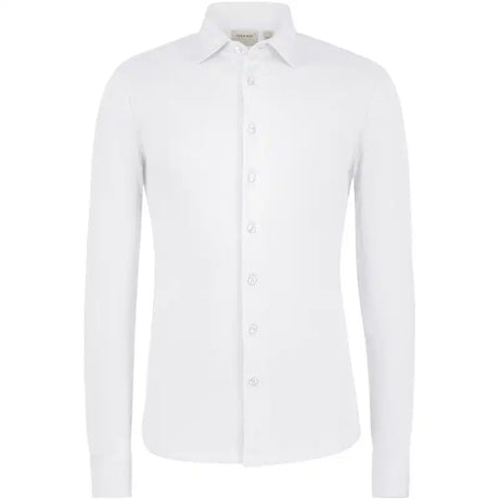 Hakro Cotton TEC 137 langarm Hemd – weiß