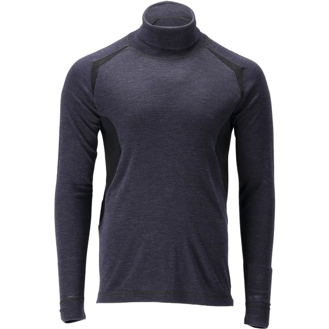 Mascot 21981-426 Multinorm Rollkragen-Langarmshirt blau – blau