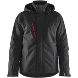 Blåkläder 4484 Stretch Winterjacke – schwarz/rot