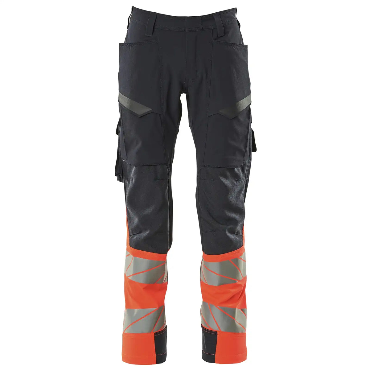 Mascot Kl.1 Accelerate Safe Warn Stretchbundhose – schwarzblau/rot
