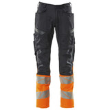 Mascot Accelerate Safe Warnschutz Bundhose Kl.1 19679-236 – schwarzblau/orange