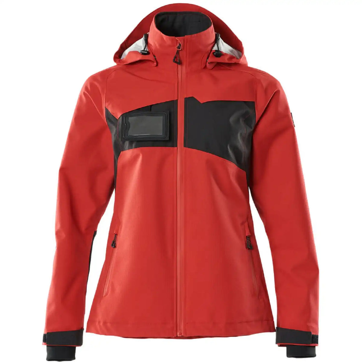 Mascot Damen Accelerate Hardshell-Regenjacke – verkehrsrot/schwarz