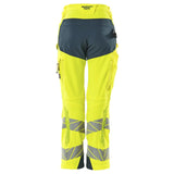 Mascot K2 Acceleratesafe Dame Warn Stretchbundhose – gelb/dunkelpetroleum