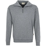 Hakro Premium 451 Zip Sweat-Shirt – grau-meliert