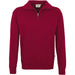 Hakro Premium 451 Zip Sweat-Shirt – weinrot