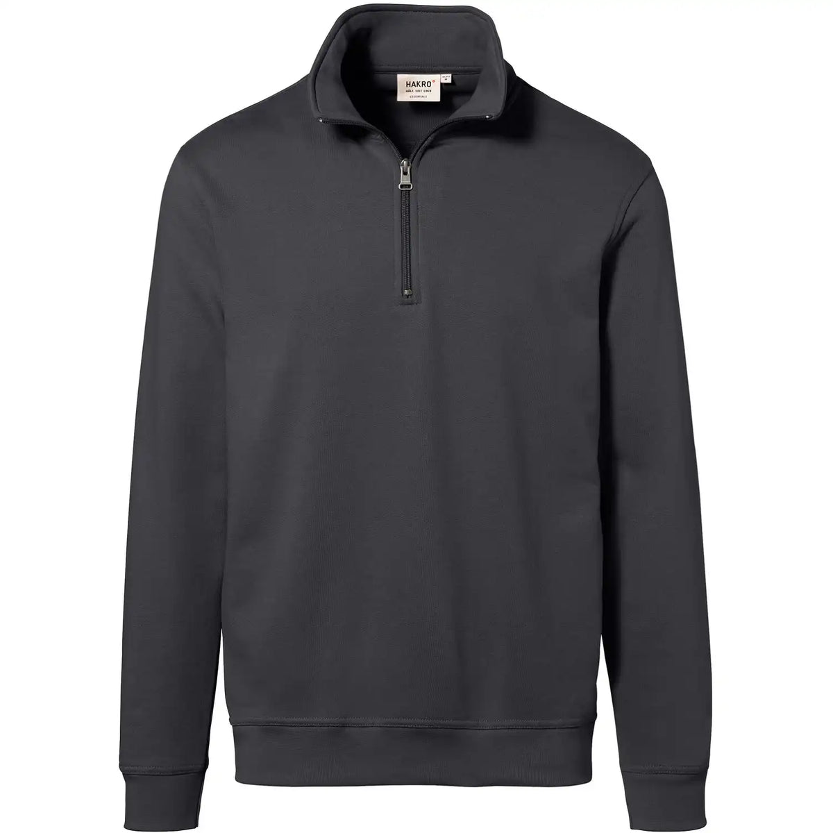 Hakro Premium 451 Zip Sweat-Shirt – karbongrau