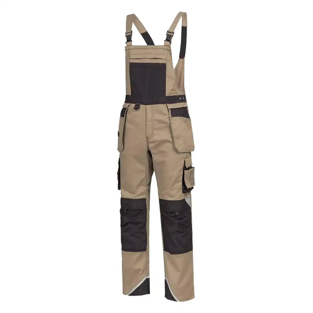 Nitras Motion TEX PRO FX Latzhose – khaki/schwarz