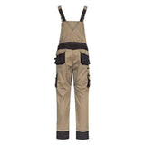 Nitras Motion TEX PRO FX Latzhose – khaki/schwarz