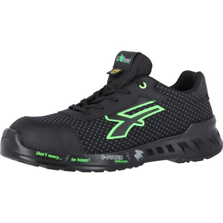 U-Power Steve Leve S3 Sicherheitshalbschuh rot – schwarz