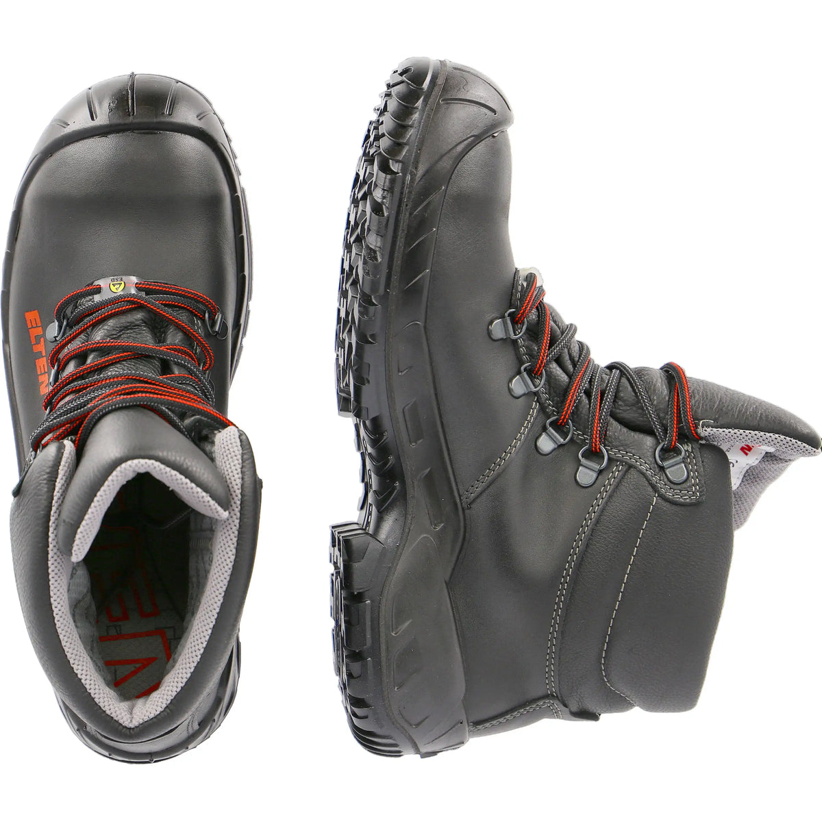 Elten Renzo XW Mid ESD S3 Sicherheitsstiefel schwarz – schwarz