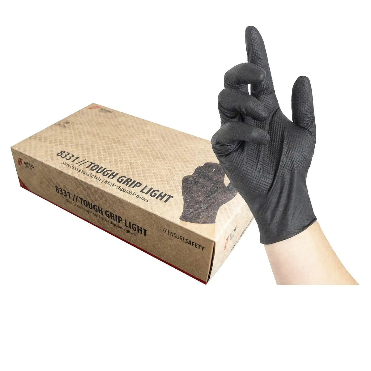 Nitras Tough Grip Light Nitril Einweghandschuhe