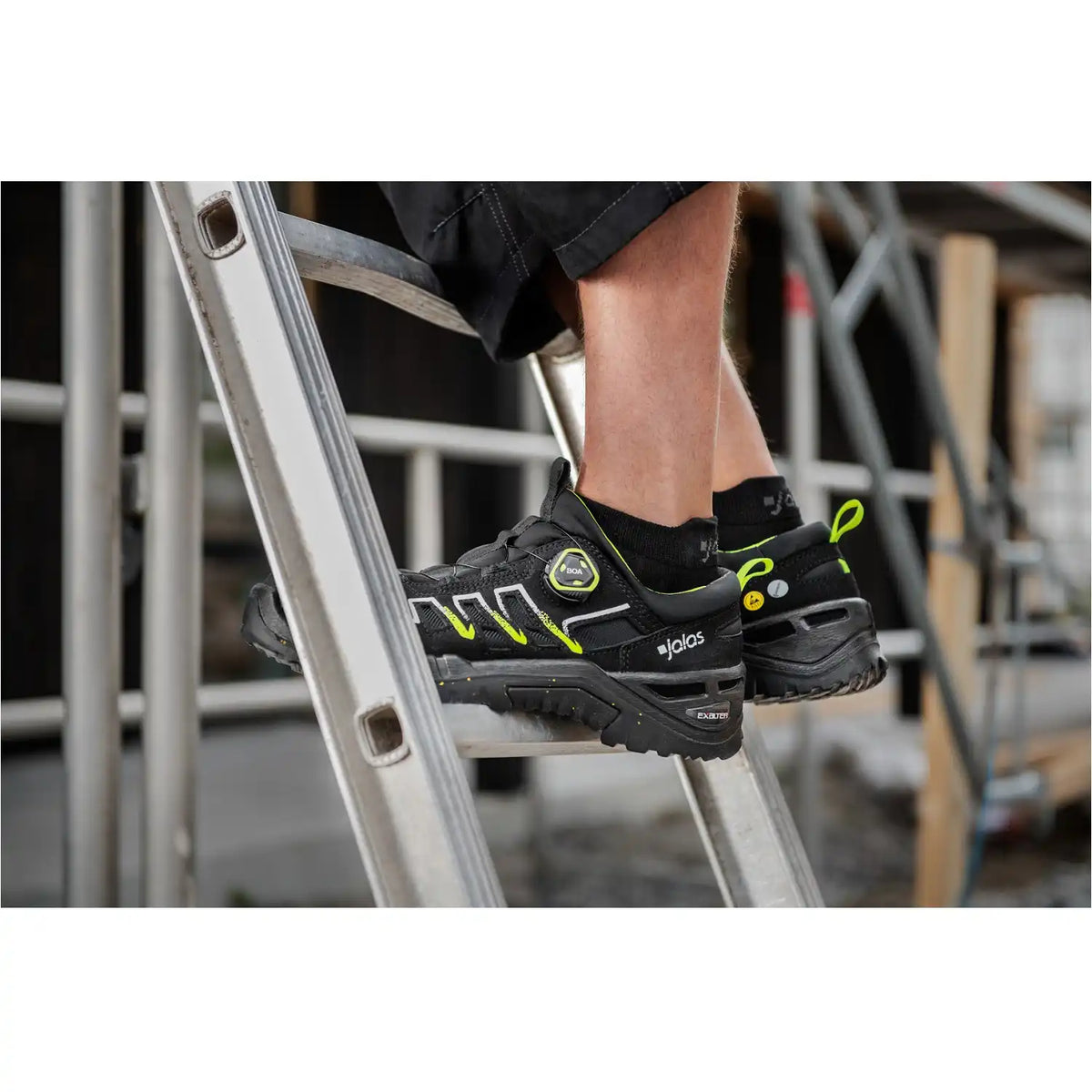 Jalas 9935 Exalter S1PS Sicherheitshalbschuhe schwarz – schwarz