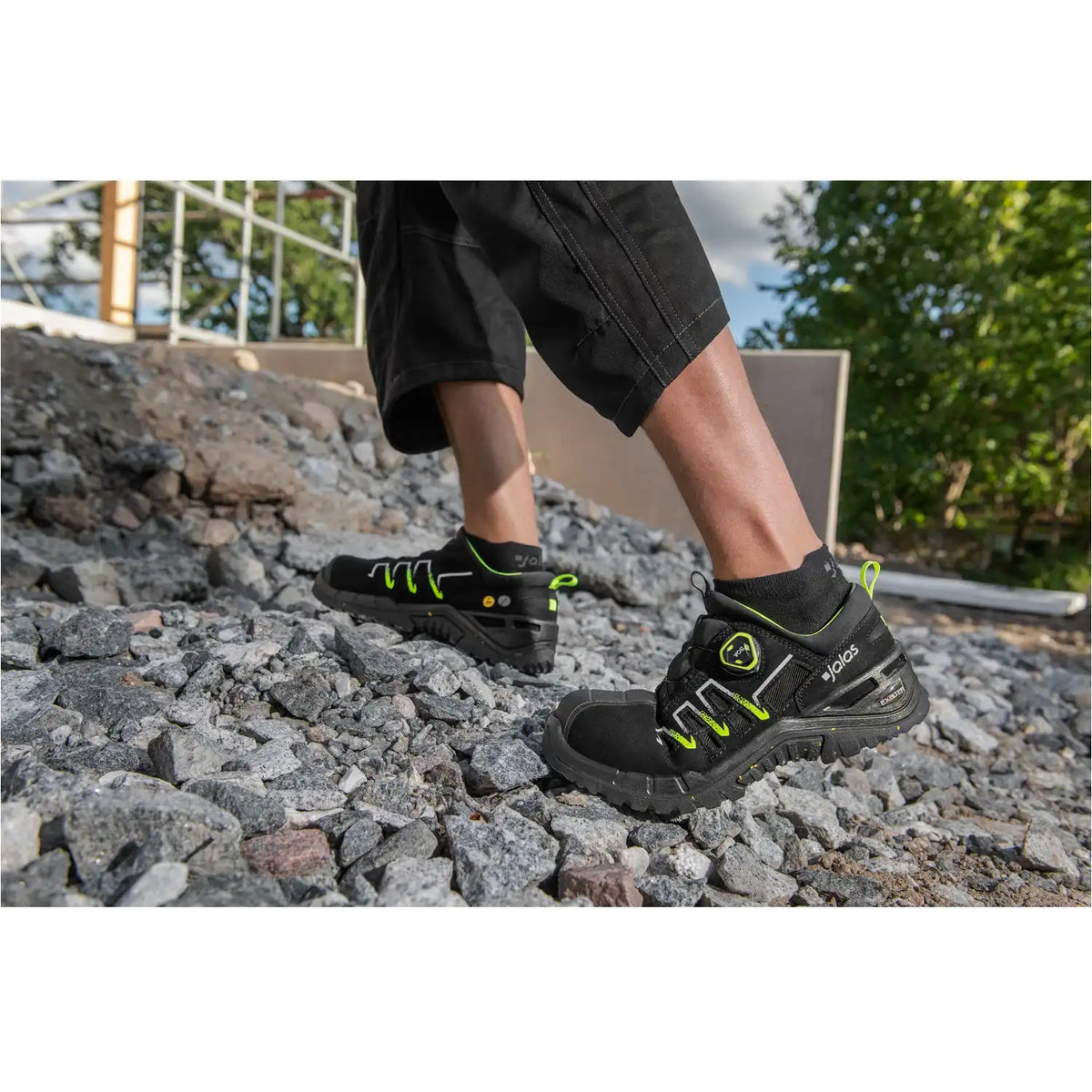 Jalas 9935 Exalter S1PS Sicherheitshalbschuhe schwarz – schwarz