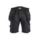 Blåkläder Striker Stretch Shorts – schwarz/schwarz