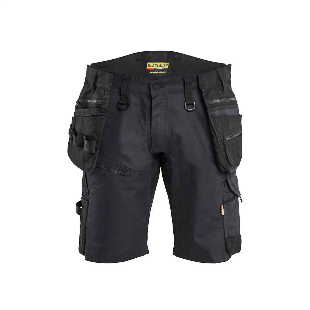 Blåkläder Striker Stretch Shorts – schwarz/schwarz