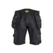 Blåkläder Striker Stretch Shorts – schwarz/schwarz