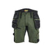 Blåkläder Striker Stretch Shorts – waldgrün/schwarz