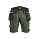 Blåkläder Striker Stretch Shorts – waldgrün/rost