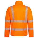 Nitras Motion TEX VIZ Warn-Funktionsjacke – orange