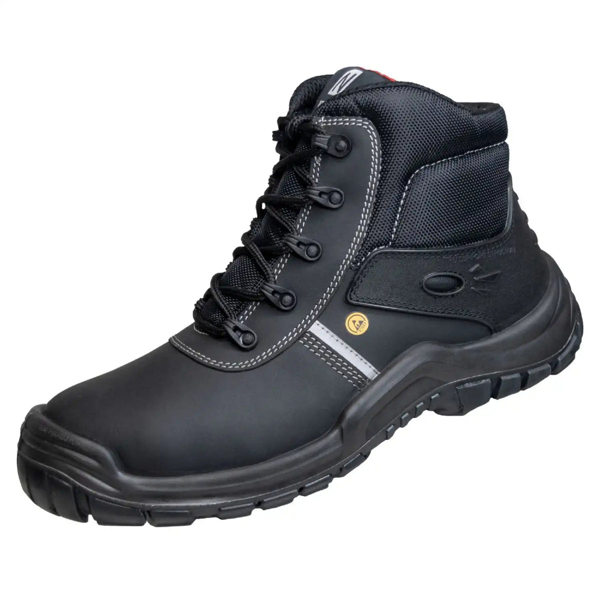 Nitras Utility Step MID S3L Sicherheitshochschuhe schwarz – schwarz