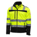 Nitras Motion TEX VIZ Warnschutz Softshelljacke 7170, 7171 – gelb/schwarz