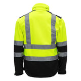 Nitras Motion TEX VIZ Warnschutz Softshelljacke 7170, 7171 – gelb/schwarz