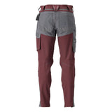 Mascot 22379-311 Customized Stretch Bundhose – bordeaux/anthrazit